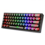 خرید کیبورد Redragon Fizz - سوییچ مکانیکی قرمز - سیاه شفاف